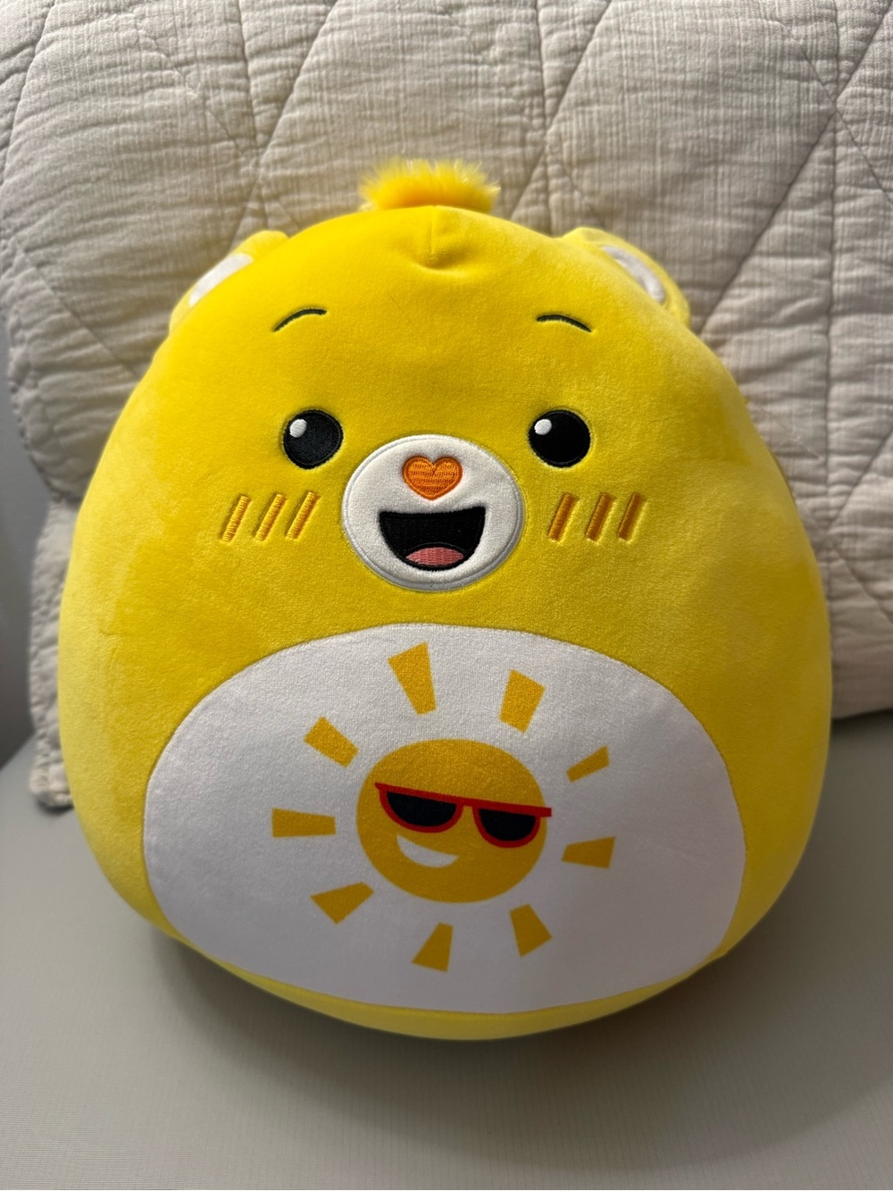 Care Bear Squishmallow Funshine Bear Toy Plush